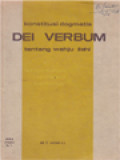 Konstitusi Dogmatis « Dei Verbum » Tentang Wahyu Ilahi: Terjemahan, Introduksi, Komentar