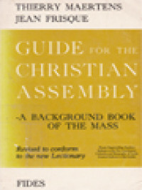 Image of Guide For The Christian Assembly: Feasts Superseding Sundays, Indexes To The Lectionary, Calendar And Biography Of Saints, General Indexes To The Guides