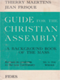 Guide For The Christian Assembly: 9th To 21st Weeks