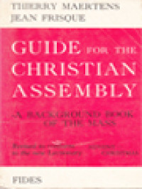 Image of Guide For The Christian Assembly: Advent Christmas (First Sunday Of Advent, First Sunday Of The Year)