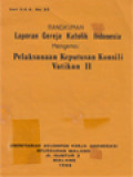 Rangkuman Laporan Gereja Katolik Indonesia Mengenai Pelaksanaan Keputusan Konsili Vatikan II