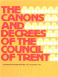 Image of The Canons And Decrees Of The Council Of Trent