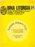 Bina Liturgia 2C: Kumpulan Dokumen Liturgi (Konstitusi Apostolik 