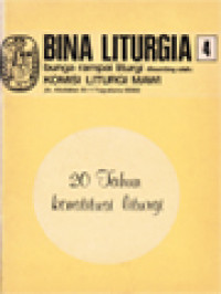 Bina Liturgia 4: 20 Tahun Konstitusi Liturgi