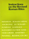 Instructions On The Revised Roman Rites