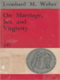 Image of On Marriage, Sex And Virginity