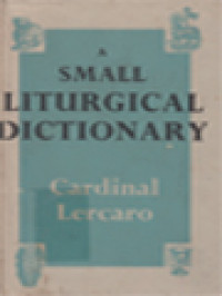 A Small Liturgical Dictionary