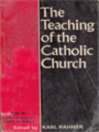 Image of The Teaching Of The Catholic Church: As Contained In Her Documents / Karl Rahner (Edited)