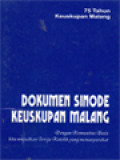 Dokumen Sinode Keuskupan Malang (Dengan Komunitas Basis Kita Wujudkan Gereja Katolik Yang Memasyarakat)