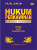 Hukum Perkawinan Gereja Katolik: Teks Dan Komentar