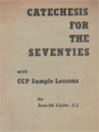 Image of Catechesis For The Seventies With CCP Sample Lessons
