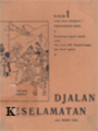 Djalan Keselamatan I: Pedjelasan Agama Katolik Untuk Para Guru S.R, Rumah Tangga Dan Guru Agama (Perdjandjian Baru)