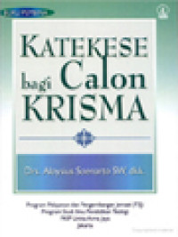 Katekese Bagi Calon Krisma - Buku Pembina