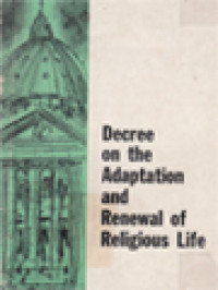 Decree On The Adaptation And Renewal Of Religious Life