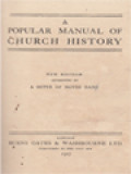 A Popular Manual Of Church History