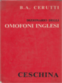 Dizionario Degli Omofoni Inglesi