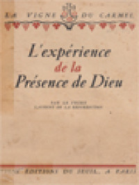 L'expérience De La Présence De Dieu