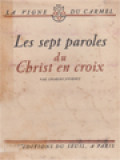 Les Sept Paroles Du Christ En Croix