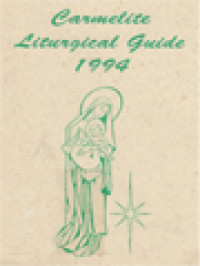 Carmelite Liturgical Guide 1994