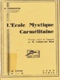 L'Ecole Mystique Carmélitaine