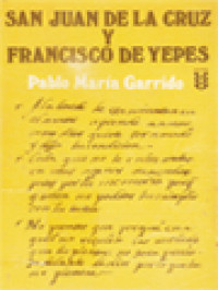 Image of San Juan De La Cruz Y Francisco De Yepes: En Torno A La Biografia De Los Dos Hermanos