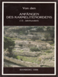 Image of Von Den Anfängen Des Karmelitenordens (13. Jahrhundert)
