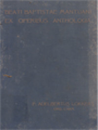 Image of Beati Baptistae Mantuani Ex Operibus Anthologia