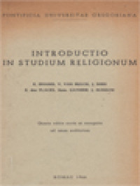 Image of Introductio In Studium Religionum