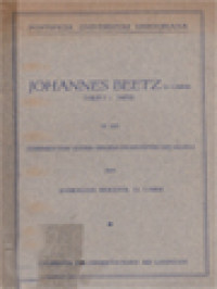Image of Johannes Beetz, O.Carm. (1425?-1476) En Zijn Commentum Super Decem Praeceptis Decalogi
