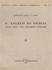 S. Angelo di Sicilia, Studio Sulla Vita, Devozione, Folklore