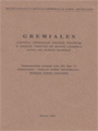 Image of Gremiales Capituli Generalis Ordinis Fratrum B.Mariae Virginis de Monte Carmelo Anno 1965 Romae Habendi