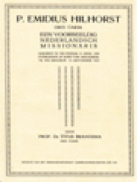 P. Emidius Hilhorst, O.Carm: Een Voorbeeldig Nederlandsch Missionaris