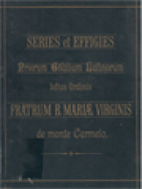 Series Et Effigies: Priorum Gnalium Latinorum Totius Ordinis Fratrum B. Mariae Virginis De Monte Carmelo