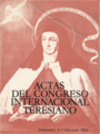 Image of Actas Del Congreso Internacional Teresiano - Congreso International Teresiano 4-7 Octubre 1982, Volumen I