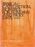 Biblical Catechetical Homilies For Sundays And Holy Days (ABC): Based On The Lectionary And Reflecting The Syllabus Of The Pastoral Homiletic Plan