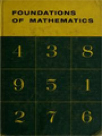 Foundations Of Mathematics