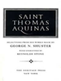 Saint Thomas Aquinas