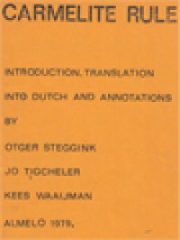 Image of Carmelite Rule