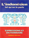 L'indonésien Tel Qu'on Le Parle: Expressions Et Dictionnaire