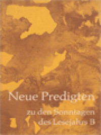 Image of Neue Predigten Zu Den Sonntagen Des Lesejahrs B
