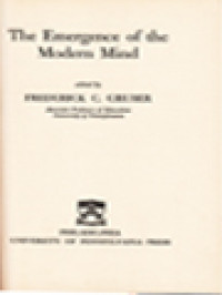 Image of The Emergence Of The Modern Mind