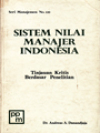 Image of Sistem Nilai Manajer Indonesia: Tinjauan Kritis Berdasarkan Penelitian