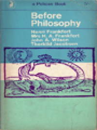 Image of Before Philosophy: The Intellectual Adventure Of Ancient Man