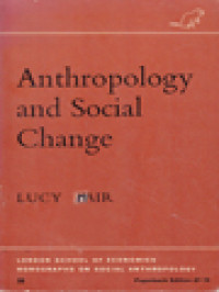 Image of Anthropology And Social Change