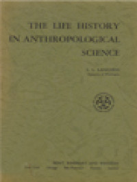 Image of The Life History In Anthropological Science