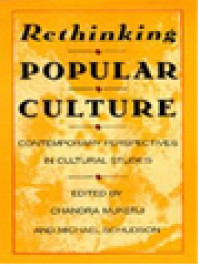 Image of Rethinking Popular Culture: Contemporary Perspectives In Cultural Studies / Chandra Mukerji, Michael Schudson (Edited)
