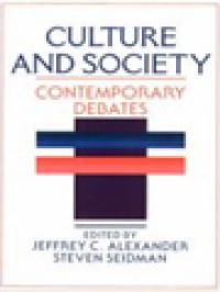 Culture And Society: Contemporary Debates / Jeffrey C. Alexander, Steven Seidman (Edited)