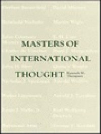 Image of Master Of International Thought: Major Twentieth-Century Theorists And The World Crisis