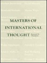 Master Of International Thought: Major Twentieth-Century Theorists And The World Crisis