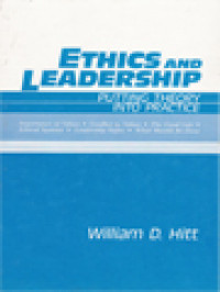Image of Ethics And Leadership: Putting Theory Into Practice
